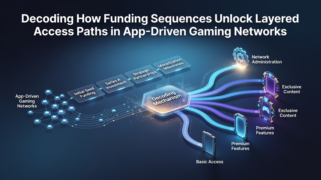 Darstellung von Finanzierungssequenzen und gestaffelten Zugangspfaden in mobilen Gaming-Apps
