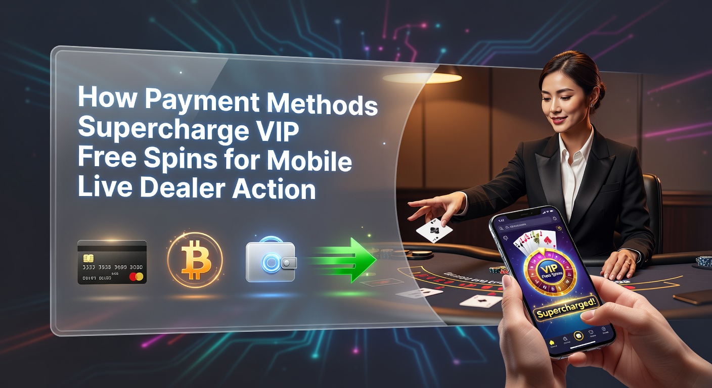 Smartphone mit Live-Dealer-Spiel und Zahlungsikonen, die VIP-Free-Spins symbolisieren