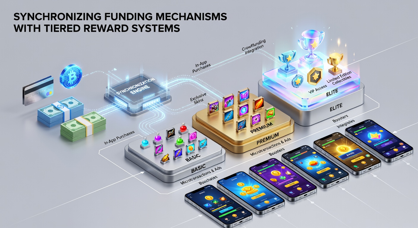 Visualisierung von Datenströmen zwischen Zahlungs-APIs und gestaffelten Belohnungssystemen in mobilen Gaming-Apps