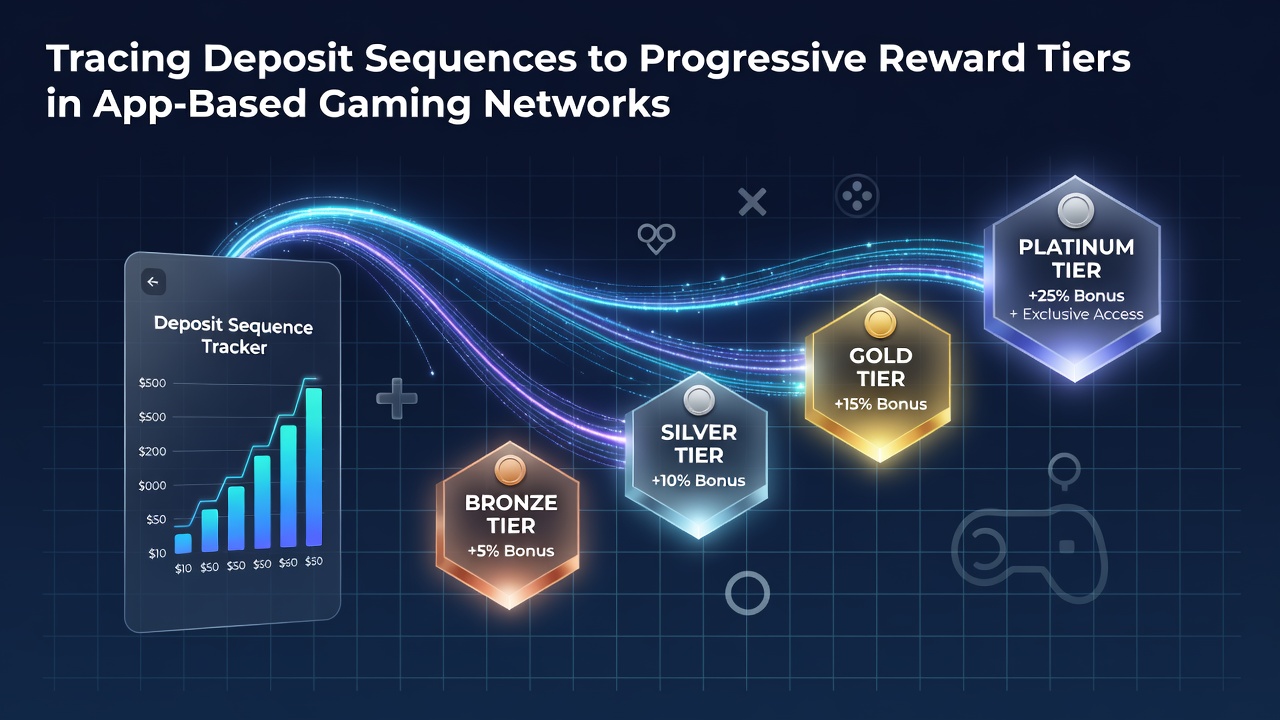Visualisierung von Einzahlungssequenzen und Belohnungsstufen in mobilen Gaming-Apps
